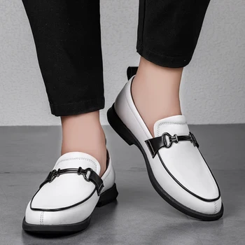 Kožna casual cipele модна i popularan u Four Seasons CN(Origin) MEN Adult Walking Shoes Rubber Slip-On