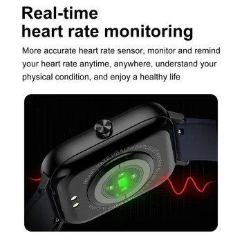 For LIGE New Men Smart Watch Wristband Men Women Sport Clock Heart Rate Monitor u Sleep Monitor Bluetooth Call for Smartwatch