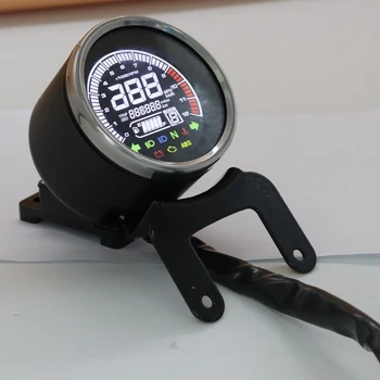 Svestran Motocikl LCD Zaslon Digitalni Brojač Brzinomjer Brzinomjer Senzor Km / h