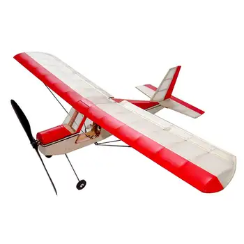Električni RC Avion K5 Aeromax 400 mm Raspon Krila od Balsa Drveta Lasersko Rezanje Ultra-mikro Unutarnji RC Avion Neradnik Vanjski Igračke za Bebe