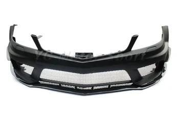 FRP Fiber Glass + Carbon Fiber Black Series Style Bodykits Fit For 2012-2013 MB W204 C63 AMG Coupe 2D Wide Body kit