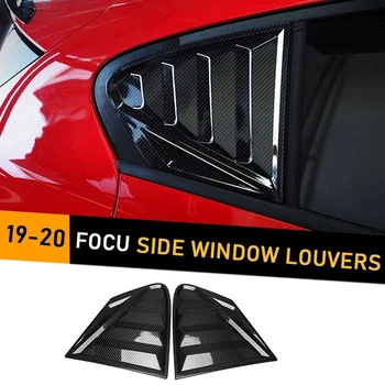 Bočna Sjenila za Prozore Automobila oduška za Ford Focus ST-LINE Hatchback 2019 2020 ABS Karbonskih Vlakana Stil Auto Pribor