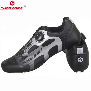Sidebike Carbon Cycling Road Shoes Men Road Bike Ultralight Bicycle Sneakers Self-locking Professional Breathable Bicicleta