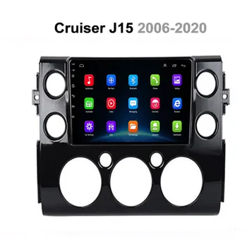 Za Toyota FJ Land Cruiser 2007-2017 Android11 8+128G Crni Auto GPS Navigacija Radio Multimedijski Uređaj Multimedijski Player Rekorder Carplay