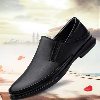 Talijanski stil Gospodo Modeliranje cipele Od prave kože Luksuzni Oxfords Muške Cipele Vjenčanje Kvalitetne Muške Лоферы Natikače Službena Obuća
