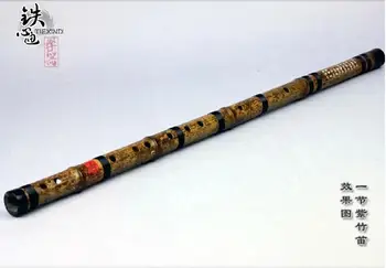 Besplatna dostava Kineski Dizi Prirodni bambus flauta je glazbeni instrument CDEFG Ključ Profesionalni igrati flauta