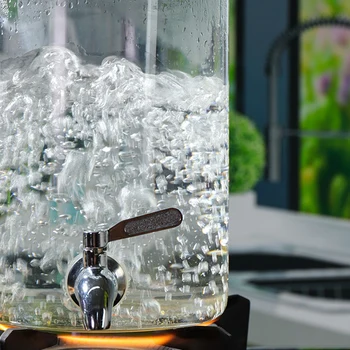 Transparentni Stakleni Vrč Za Vodu Toplinu Velikog Kapaciteta Skandinavski Hladnjak Vrč Za Vodu, Sok Za Pohranu Jarra Cristal Drinkware DE5