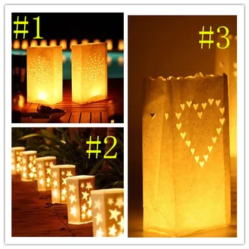 1200pcs/lot Luminarie Lantern Svijeća Bags for Wedding Party decorations