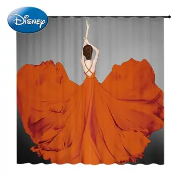 Disney 2021 Nove Zavjese Guste Jednostavne Moderne Pluća Luksuzni Kvalitetne Narančaste Zavjese Spavaće Sobe