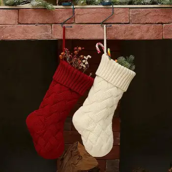 Novi pletene Božićne Čarape predmete Prazan PET Božićne čarape Odmor Zalihe Obitelj Unutarnje Uređenje LX8569