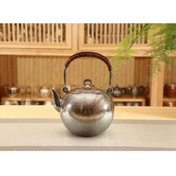 Srebrni lonac 999 srebra ručni rad čaj klasicni Japanski čaj čaj osnovna ceremonija Kung-fu čaj, 900 ml