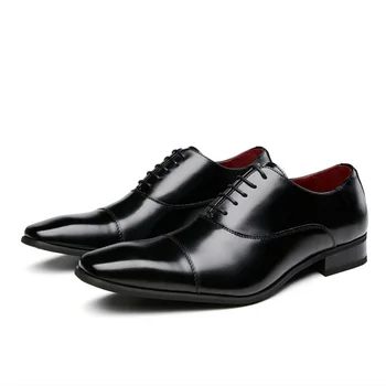 Nove muške modeliranje cipele službena obuća muška poslovna cipele ručni rad cipele za vjenčanje Veliki veličina Prirodna Koža Шнуровка Muški jkm