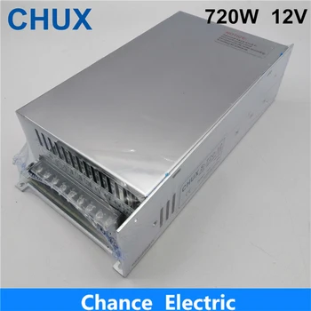 720W 12V 60A power switching power supply 720W 12V 60A switching power supply AC to DC for LED strip svjetlo(S-720-12)