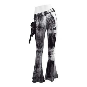 Devil Fashion High Waisted Jeans Bell-Bottom Bodycon Casual Pants Hlače za Žene