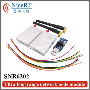 2 kom/pak. SNR6202 433 Mhz Sučelje TTL Ultra-dug Rrange Bežični Mrežni Čvor Modul Koristiti i Za Telemetriju