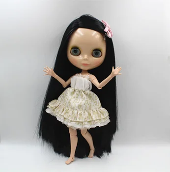 Besplatna dostava BJD joint RBL-369J DIY Gol Blyth lutka rođendanski poklon za djevojke 4 boje velike oči lutke s prekrasnom Kosom slatka igračka