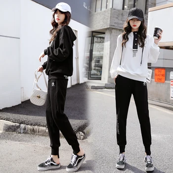 Proljeće i ljeto 2021 ženska koreanska verzija casual moda sportska odjeća odijelo Europska party trend stil šešir pokazati tanak