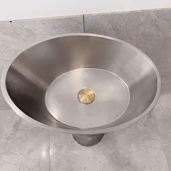 Kupaonica sudoper od nehrđajućeg čelika umivaonik zlato rectanlar postolju sudopera home poboljšanje homestay hotel vila ukrasa