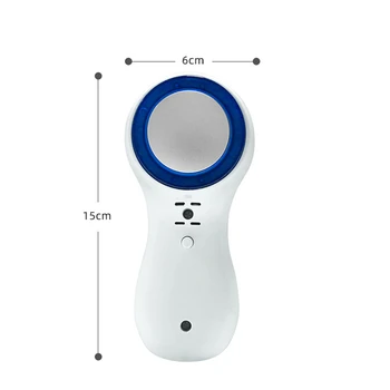 LED Face Beauty Massager Hot Cold Hammer Light Blue Ice Cryotherapy Lica Lifting Massager Face, Body Spa Beauty Instrument