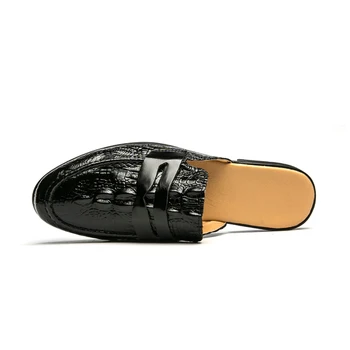 Ljetne Nove Papuče Od kože Aligatora, Omladinski Lijeni Bez Stražnjih Sandale CN(Origin), MUŠKE cipele za odrasle, Gumeni