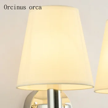 Post moderna kreativni luksuzni zidna svjetiljka s кисточками dnevni boravak hodnik spavaća soba Noćni Lampe Klasicni identitet LED silver zidne lampe