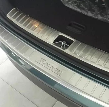 Nehrđajući čelik stražnji stil Stražnja Vrata Branik Zaštitnik prag pločica za Hyundai Tucson-2018 Auto Stil