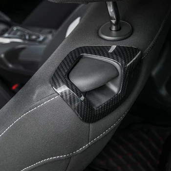 Za Chevrolet Camaro 2017-2020 Karbonskih Vlakana Naslon Sjedala-Ručno Podešavanje Ručka Poklopac Završiti Okvir Auto Oprema