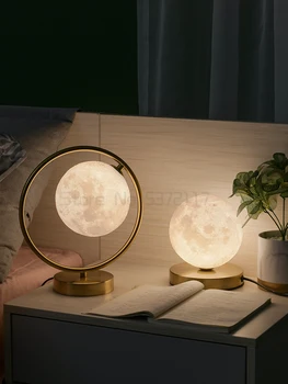 Zvijezda spavaća soba noćni lampe kreativna, moderna topla romantična lampe za mjesec Ukrasne Noćna Lampa