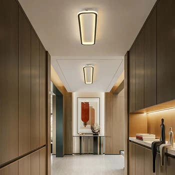 Moderni minimalistički koridor za prolaz led duge trake stropna svjetiljka Kuće Nordic luksuzni visoke klase restoran balkon stropna svjetiljka