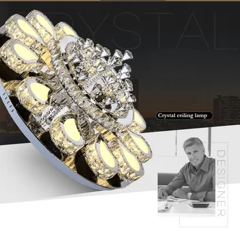 Luksuzni Cijele Crystal LED Stropna Svjetiljka Smještaj za Umjetnost Crystal Kućnu i Komercijalnu Rasvjeta Stropna svjetiljka 110-240 U