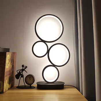 Moderni 4 Kruga LED Lampe za Zamračenje Spavaća soba Lampe Aluminijska Spavaća soba Noćni Stol night Light