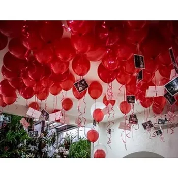 30 kom Brušeni Crveni Leteći balon stranka materijal