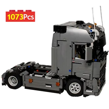 MOC High-Tech Engineering Fh Tractor Unit Building Blocks Vehicle Car Kamion Model Bricks Set Kids Diy Educational Igračke Boy Gifts