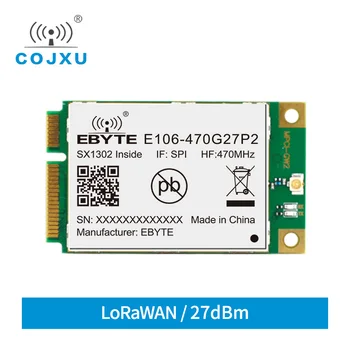 470~510 Mhz SPI Mini PCI-e 27dBm E106-470G27P2 Međugradski SX1302 LoRaWAN Gate-way Modul