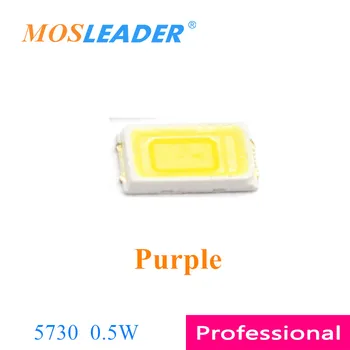 Mosleader 4000pcs 0.2 W 5730 LED Purple 3.0*1.4 SMD LED Single color Light emitting diodes