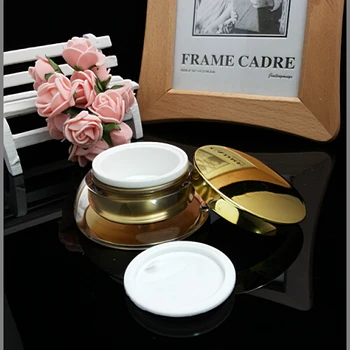 15/30g Gold/pink/blue/yellow/purple/clean Acrylic NLO shape Staklenke,Eye Cream Jar,container cosmetics,cream jar,Cosmetic Packaging