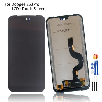 Originalni Za Doogee S68 Pro LCD Zaslon Osjetljiv na dodir Digitalizator Skupština Telefon rezervni Dijelovi Za Doogee S68 Pro Zaslon LCD zaslon Zaslon