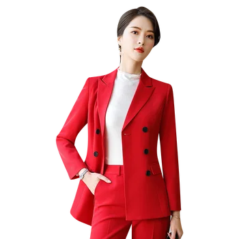 Profesionalni odijelo žensko proljeće-jesen casual temperamentna odijelo mali crveni kostim haljina kaput kombinezon visoke kvalitete