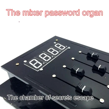 Nova stvarni život soba soba escape igra je oslanjanje Postaviti lozinku rekvizite sa automatskim back-end music učinak Mikser kriptografski vlasti