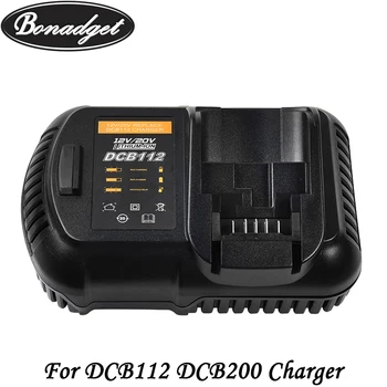 Bonadget Zamjena Litij-ionska Baterija Punjač Za Dewalt 10,8 12 Na 14,4 18 U Dcb101 DCB112 Dcb182 Dcb140 Dcb105 Dcb200 Punjač