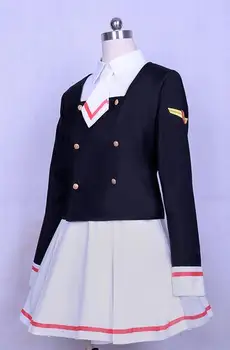 2016 Anime CARDCAPTOR SAKURA cosplay КИНОМОТО SAKURA uniformi cos Halloween
