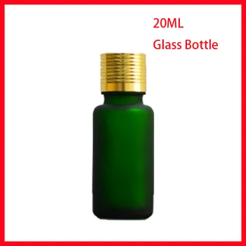 20 ML Zelena Mat Staklene Boce Bočica Eteričnog ulja Sa zlatnim Navojnim Poklopcem Ženski Osobni Njegu Kože Prazan kozmetički kontejner