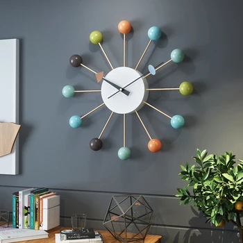 Šareni Zidni Sat Od Perla Home Dekor Modernog Dizajna 3D Sat Horloge Reloj De Pared Dekoracije dnevnog boravka Pribor Za Djecu