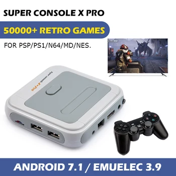 Mini 4K HD Output Retro Video Game Console Super Console X Pro With 50000+ Classic Games Prijenosni Player Igre Za PSP/PS1/N64