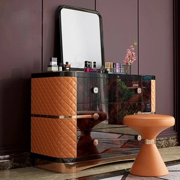 Постмодернистская luksuz stablo tumor toaletni stol talijanski kreativni svijetle boje veličina sobe šminka stol