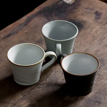 Japanski Stil Jednostavan Šalica Keramika Klasicni Uredski Čaša Za Piće Stakleno Keramička Krigla Osobne Šalice Slova