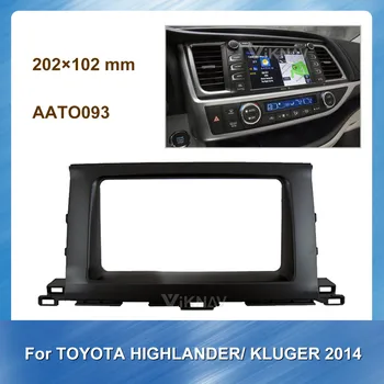 2DIN Auto Stereo DVD Radio Opšav za Toyota Highlander KLUGER Audio Player Ploča Adapter Okvir Montažni set za pričvršćivanje ploče s instrumentima