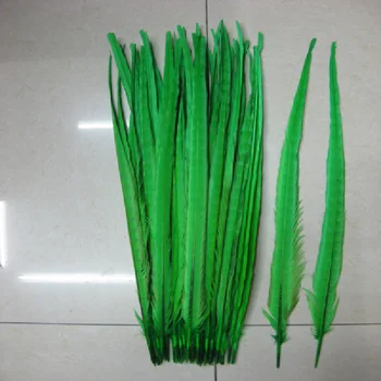 50 kom. zeleni Prirodni fazan rep perje 50-55 cm / 20-22 inča (e) fazan perje centralne svadbeni nakit