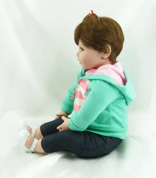 50 cm Silikonski Reborn Baby Doll Igračke Realistične Lutke Vinil Princeze Lijepe Reborn Girls High-end rođendanski Poklon Naplativa Lutka