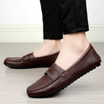 Nova kožna casual cipele модна i popularan u Four Seasons Prirodna koža CN(Origin) MUŠKA osoba hodanje cipele